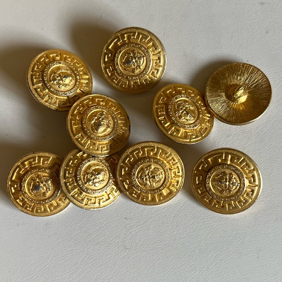 Accessories - X9 Versace prototype gold buttons, Milano⭐️
